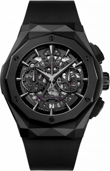 Discount HUBLOT CLASSIC FUSION AEROFUSION CHRONOGRAPH ORLINSKI ALL BLACK watch 525.CI.0119.RX.ORL18